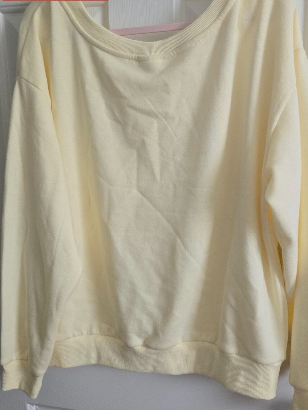 Peanuts Yellow Snoopy Crewneck with Pink Graphic - Picture 5 of 5